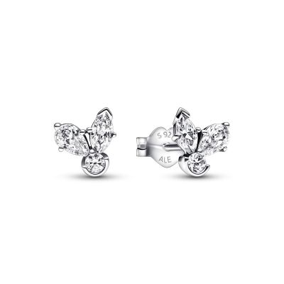 Pandora 292406C01 Ohrstecker Ohrringe Damen Funkelnde Herbarium Cluster Silber