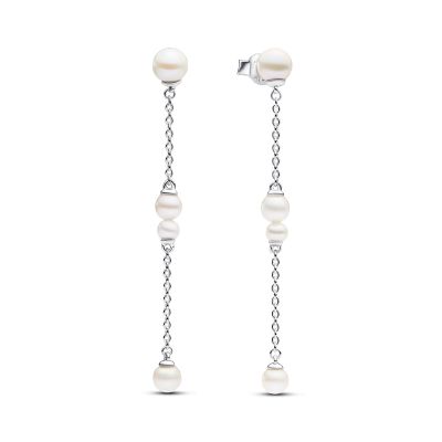 Pandora 293152C01 Ohrringe Damen Süßwasserzuchtperlen Sterling-Silber