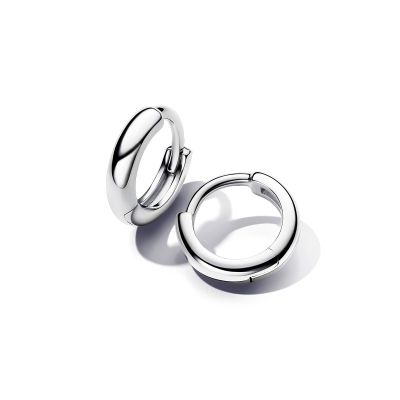Pandora Essence Ohrringe Damen Huggie-Kreolen Silber 11 mm 293286C00
