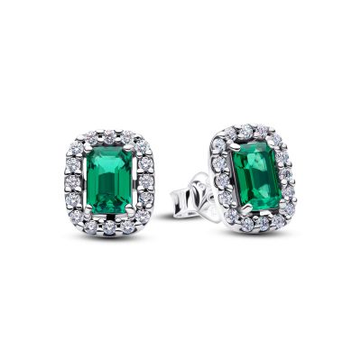 Pandora Ohrstecker Damen Funkelndes Rechteck Sterling-Silber 294501C01