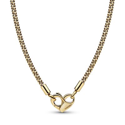 Pandora 362451C00 Halskette Damen Moments Studded Chain Vergoldet 45 cm