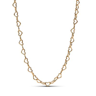 Pandora Collier-Halskette Damen Verbundene Herzen Vergoldet 363334C00