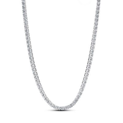 Pandora Halskette Damen Tennis-Choker Zirkonia Silber 40 cm 393806C01