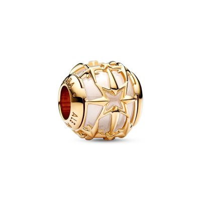 Pandora Charm Planet Venus Open Work Zirkonia Vergoldet 762435C01