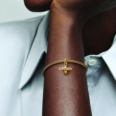 Pandora 762672C01 Charm-Anhänger Damen Funkelnde Biene Vergoldet