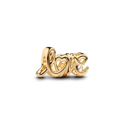 Pandora Charm Damen Handgeschriebene Liebe Vergoldet 763055C00