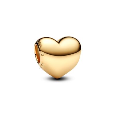 Pandora Charm Be Love Gravierbares Herz Vergoldet 763439C00
