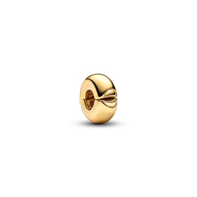 Pandora Charm Damen Runder Clip Vergoldet 763678C00