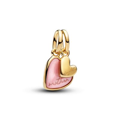 Pandora Charm-Anhänger Mutter & Tochter Teilbar Vergoldet 763766C01