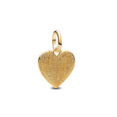 Pandora Me Charm-Medaillon Gravierbares Herz 14K Vergoldet 763824C00