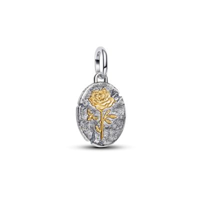 Pandora Me Medaillon-Charm Rose 14 Karat Vergoldet Silber 764087C00