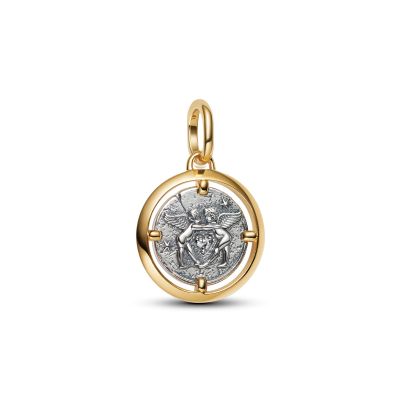 Pandora Me Medaillon-Charm Amor 14 Karat Vergoldet Silber 764088C01