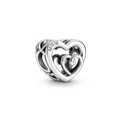 Pandora 790800C00 Charm Damen Verschlungene Unendlichkeits-Herzen Silber