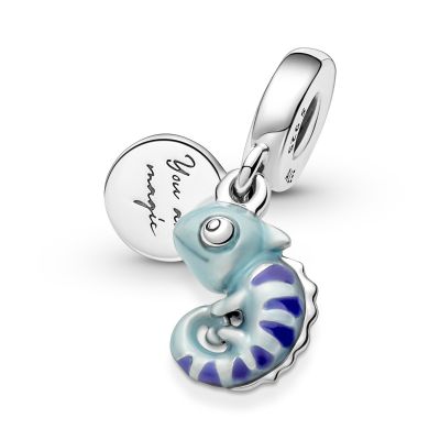 Pandora 791676C01 Charm-Anhänger Damen Farbwechselndes Chamäleon Sterling-Silber