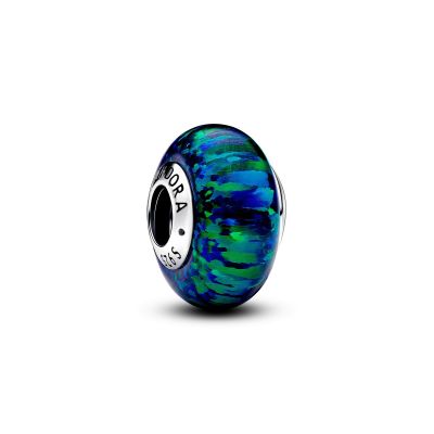Pandora Charm Damen Schillernder Opal Grün Sterling-Silber 791691C04