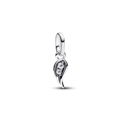 Pandora Me 793041C01 Mini-Charm-Anhänger Damen Funkelnder Engelsflügel Silber