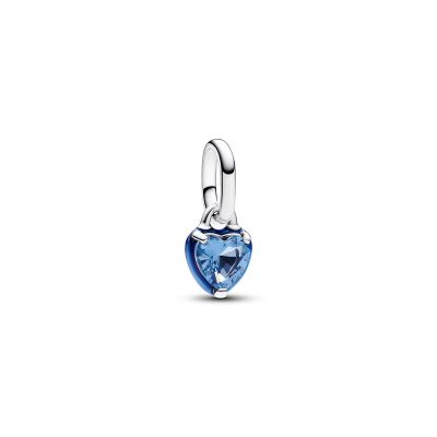 Pandora Me 793042C02 Mini-Charm-Anhänger Damen Blaues Chakra-Herz Sterlingsilber