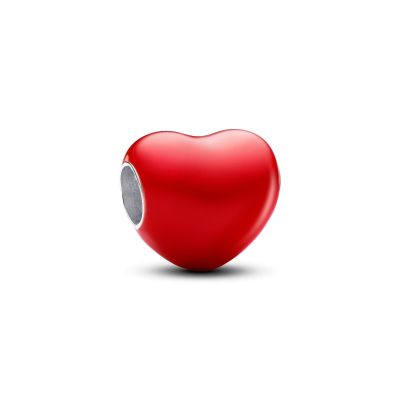 Pandora 793087C01 Charm Farbwechselnde Versteckte Botschaft Herz Rot Silber
