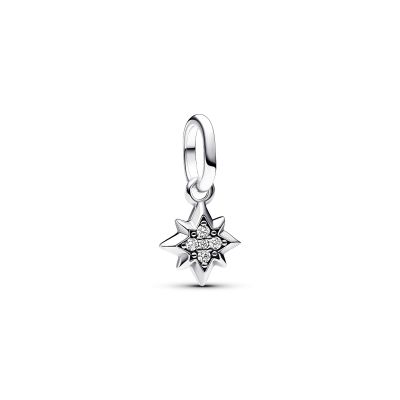 Pandora Me Mini-Charm-Anhänger Funkelnder Stern Silber 793370C01