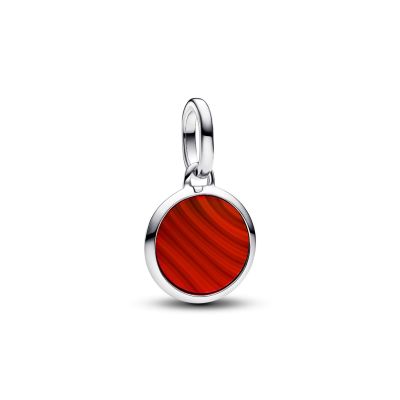 Pandora Me Mini-Medaillon-Charm Gravierbares Rotes Murano-Glas 793389C01