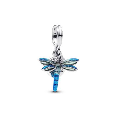 Pandora Charm-Anhänger Libelle Blau Sterling-Silber 793745C01