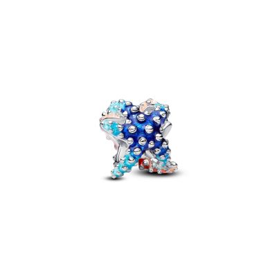 Pandora Mini-Charm Farbenfroher Seestern Sterling-Silber 793817C01