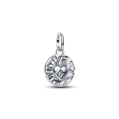 Pandora Me Medaillon-Charm Herz Zirkonia Sterling-Silber 793975C01