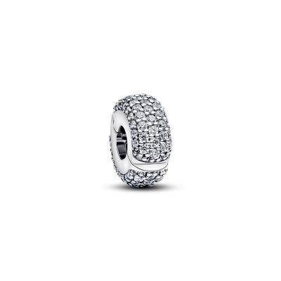 Pandora Clip-Charm Damen Pavé Zirkonia Sterling-Silber 794032C01