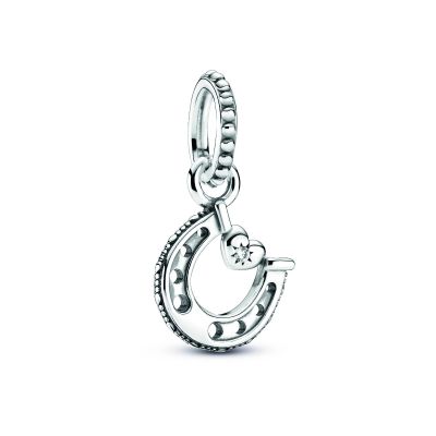 Pandora 799157C01 Charm-Anhänger Glückshufeisen Silber