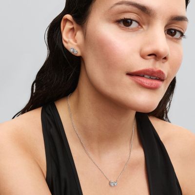 Pandora Ohrstecker Damen Strahlenkranz Zirkonia Silber 293774C01