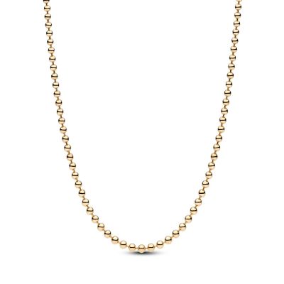 Pandora Kugel-Halskette Damen 14 Karat Vergoldet 364354C00-50 cm