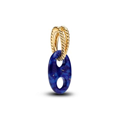 Pandora Glieder-Charm-Anhänger Damen Seemann 14K Vergoldet 764692C01