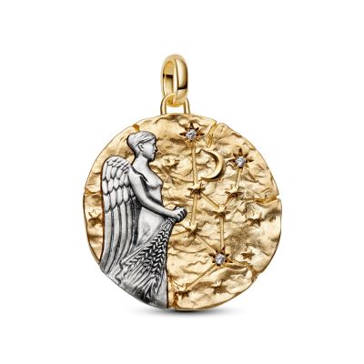 Pandora Me Medaillon-Charm Groß Jungfrau 14K Vergoldet 765000C01