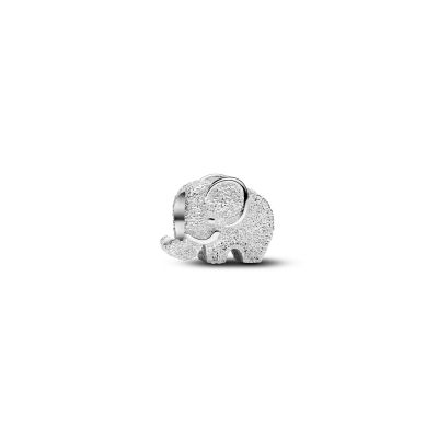 Pandora Mini-Charm Elefant Strukturiert Sterling-Silber 794528C00