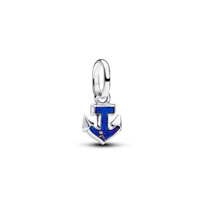 Pandora Me Mini-Charm-Anhänger Blauer Anker Sterling-Silber 794610C01