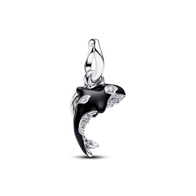 Pandora Charm-Anhänger Damen Orca Zirkonia Sterling-Silber 794683C01