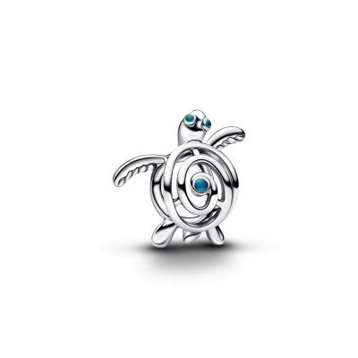 Pandora Charm Damen Meeresschildkröte Offen Sterling-Silber 794697C01