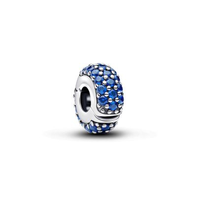 Pandora Clip-Charm Damen Königsblauer Stein Sterling-Silber 794700C01