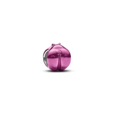 Pandora Mini-Charm Rosafarbener Marienkäfer Sterling-Silber 794905C01