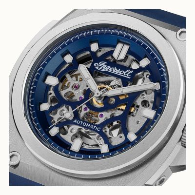 Ingersoll I11704 Herren-Uhr The Motion Analog Automatik Kunststoff-Band Ø 50 mm