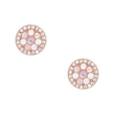 Fossil JF02906791 Ohrstecker Mother Of Perl Perlmutt Rosé-Ton