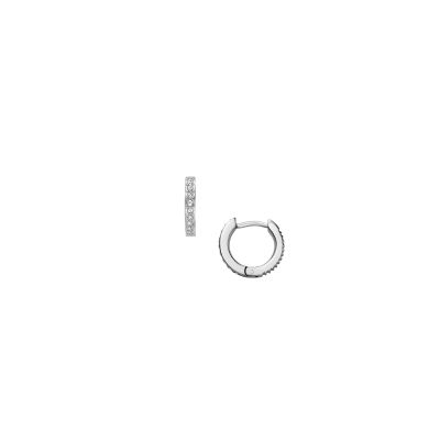 Fossil Creolen Ohrringe Damen Ellis Pavé Glitz Edelstahl JF04802040