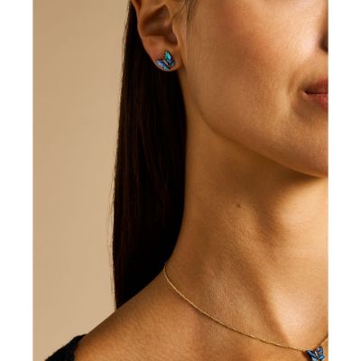 Fossil Ohrstecker Damen Sutton Butterfly Wings Edelstahl JF04813710
