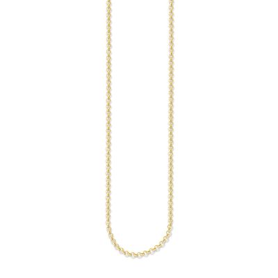 Thomas Sabo KE1219-413-12 Halskette Damen Silber Gelbgold Vergoldet