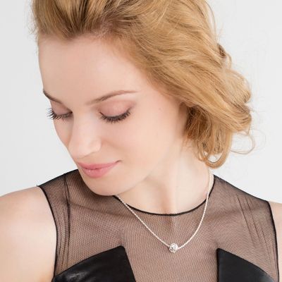 Thomas Sabo KE1349-001-12 Kordelkette Damen Sterling-Silber 45 cm