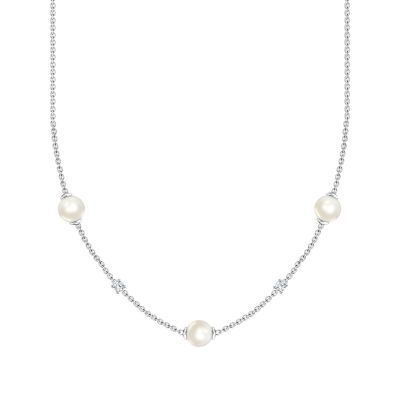 Thomas Sabo Halskette Süßwasserzuchtperlen Silber KE2120-167-14 