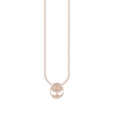 Thomas Sabo Halskette Tree of Love Steine Roségold KE2126-416-14-L45V