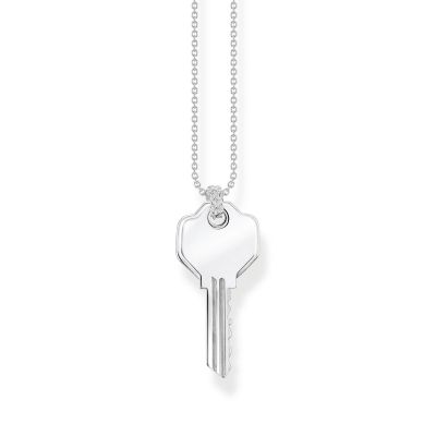 Thomas Sabo KE2129-001-21 Halskette mit Anhänger Damen Schlüssel Sterling-Silber