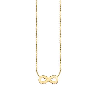 Thomas Sabo Halskette mit Anhänger Damen Infinity Vergoldet KE2221-413-39