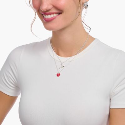 Thomas Sabo Halskette mit Anhänger Damen Cocktail Silber KE2232-013-27